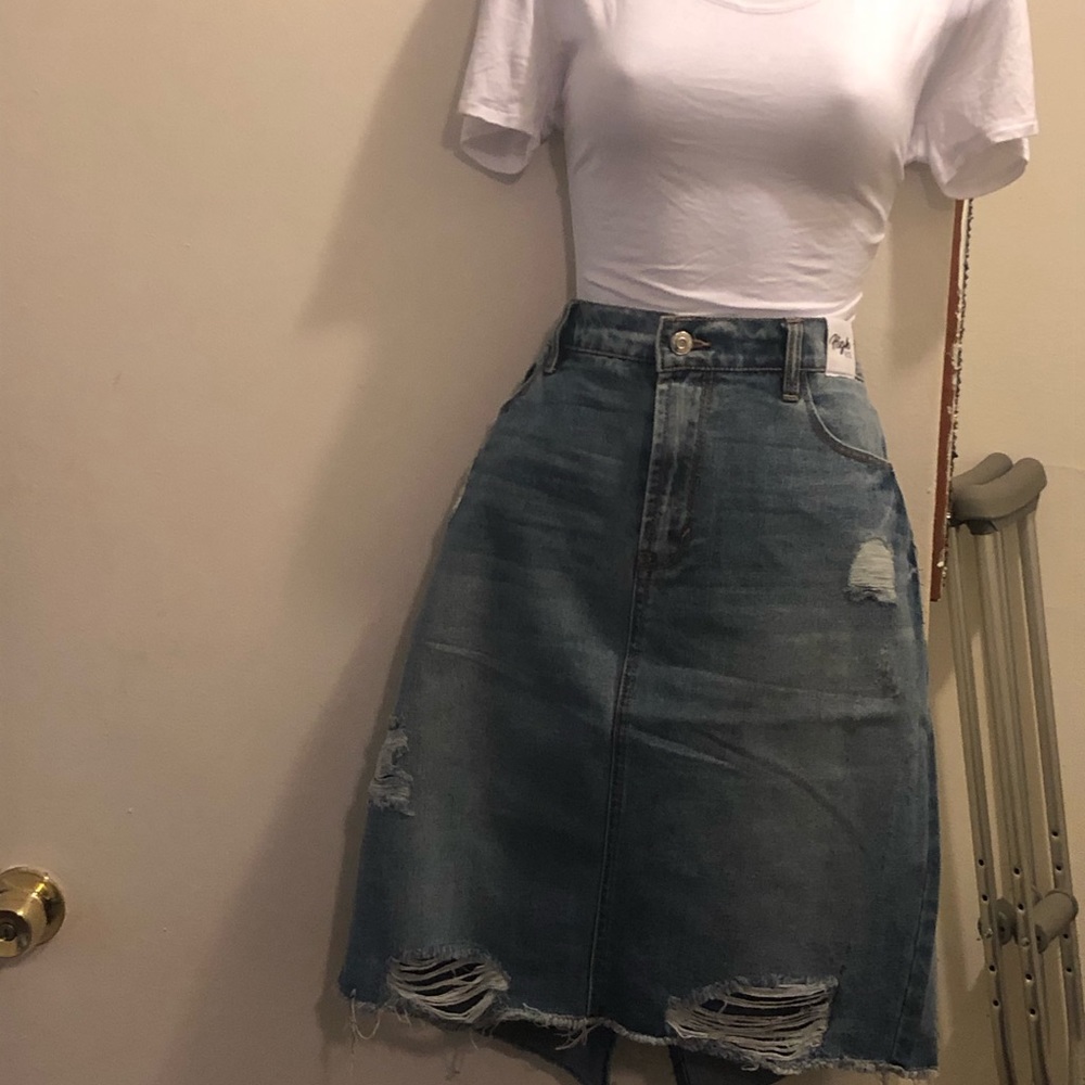 Denim skirt